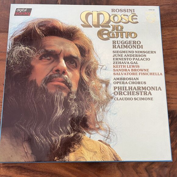 ROSSINI Mosè in Egitto Raimondi/Scimone 3xLP Box Set Philips 6769 081 - Picture 1 of 12